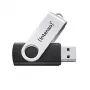 Pen drive Intenso Office Line, 64 GB, USB-A, 3.2 Gen 1x1, preto-prateado, 64 GB, USB Type-A, 3.2 Gen 1 (3.1 Gen 1), anel rotativo, preto, prateado