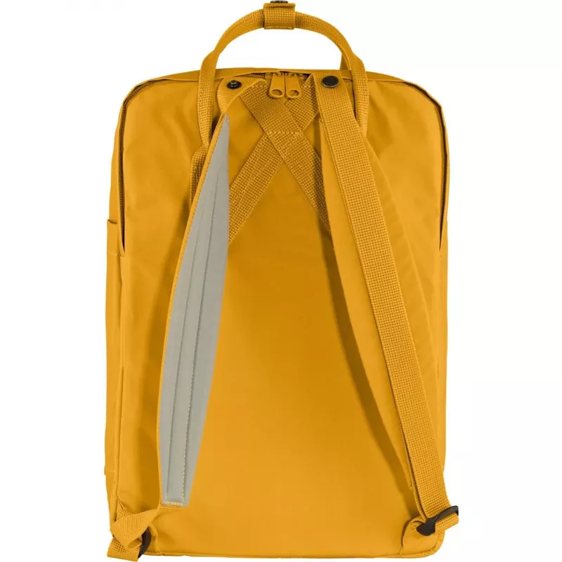 Mochila Fjällräven Kanken Laptop 13 polegadas — mochila casual, Amarelo, 250×160×350 mm, Poliamida/PP/Vinil