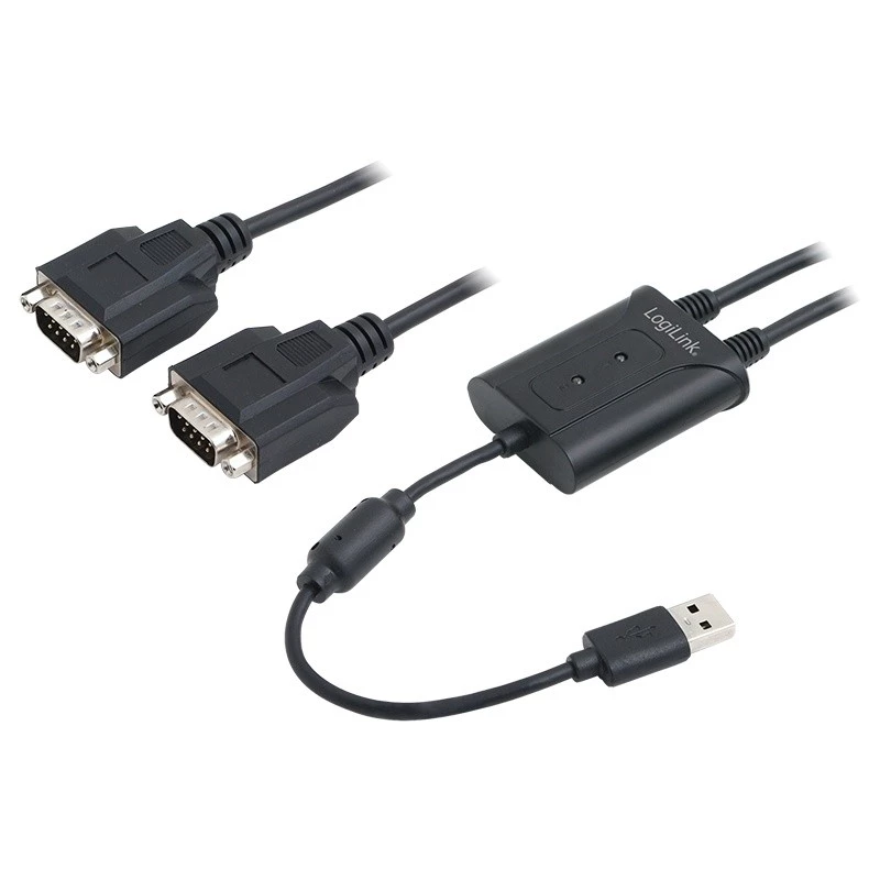 Adaptador USB 2.0 para 2x série