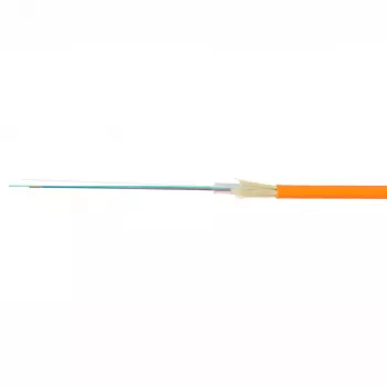 Microcabo ótico FIBERHOME 2,5 mm 4FO G.657A1 PE laranja em bobina de 4 km