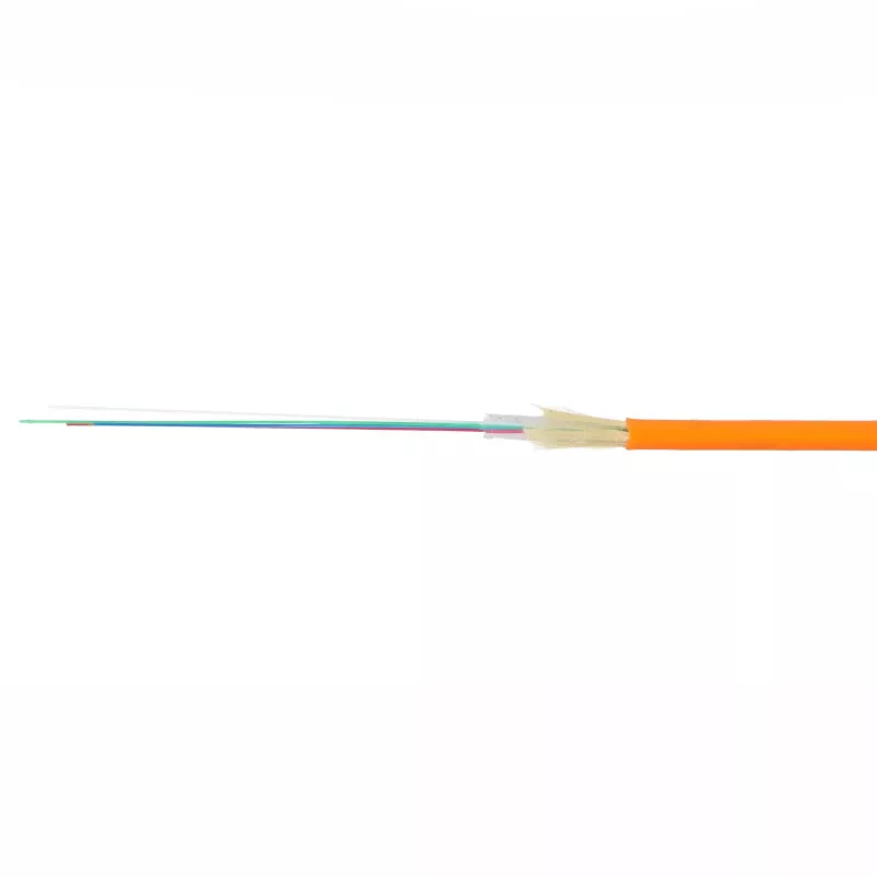 Microcabo ótico FIBERHOME 2,5 mm 4FO G.657A1 PE laranja em bobina de 4 km