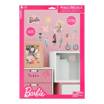 Autocolantes de parede de personalização Paladone Barbie