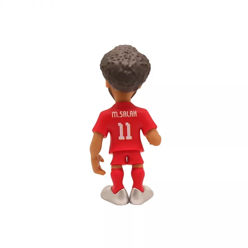 Figura de coleção MiniX Liverpool – Mohamed Salah, modelo MiniX 11117, estatueta miniatura de jogador
