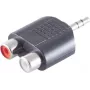 Adaptador estéreo 3,5 mm para 2 x RCA ShiverPeaks 57090