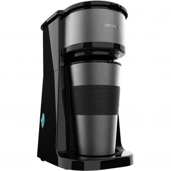Cecotec Coffee 66 Drop & Go Máquina de café de filtro, 700 W, Preto/Aço inoxidável