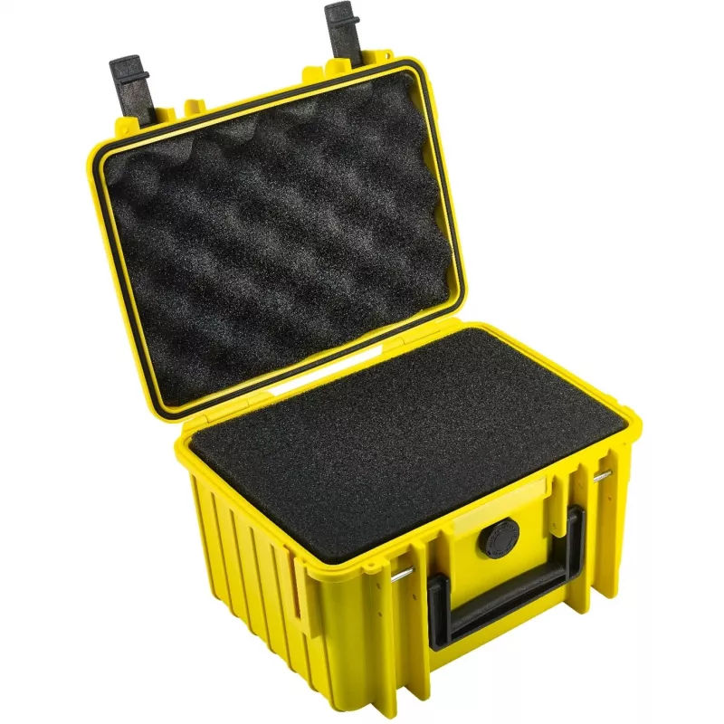 Mala B&W Tipo 2000 Amarelo Polipropileno à prova de pó, choques e salpicos
