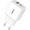 ANSMANN HC218PD - fonte de alimentação - 18 Watt - 3000 mA - PD, QC 3.0 - 2 portas de saída (USB, USB-C) - branco (1001-0111)