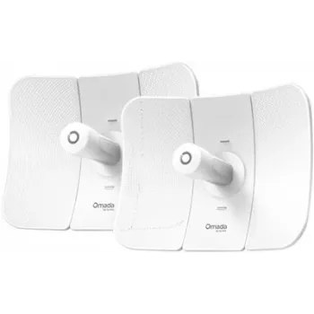 Bridge de rede TP-LINK Beam Bridge 5 UR KIT, 5 GHz Single-Band, Wi‑Fi 5 (802.11ac), Gigabit Ethernet, antena externa, alcance máx. 15000 m, branco
