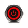 Interruptor DELOCK 22023 19 mm 12 V com 5 terminais de solda