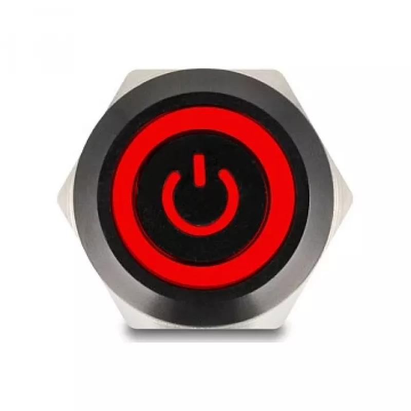 Interruptor DELOCK 22023 19 mm 12 V com 5 terminais de solda