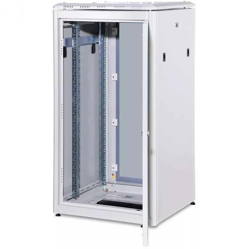 DIGITUS Professional Unique DN-19 22U-6/6-1 - armário - cinzento claro, RAL 7035 - 22U - 48,3 cm (19