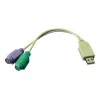 Adaptador LogiLink USB - 2x PS/2 AU0004A