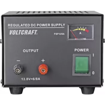 Fonte de alimentação de laboratório Voltcraft, tensão fixa FSP-1136 13.8 - 13.8 V/DC 6 - 6 A 85 W 1 x (FSP-1136)