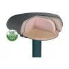 Cadeira de escritório Leitz 65440089 assento acolchoado cinzento estrutura em plástico