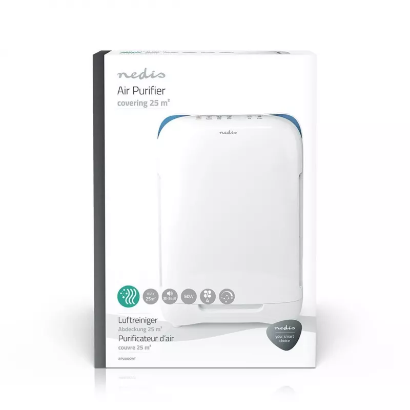 Purificador de ar Nedis AIPU200CWT 25 m² 54 dB 50 W branco