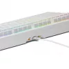 Glorious PC Gaming Race GMMK 3 HE 100% teclado gaming pré-montado branco LEDs RGB Glorious Fox HE USB
