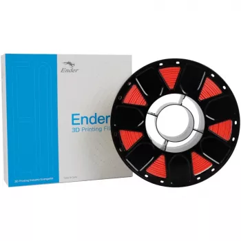 Filamento PLA Ender Vermelho, Filamento 3D (Vermelho, 1 kg, 1,75 mm, em rolo)