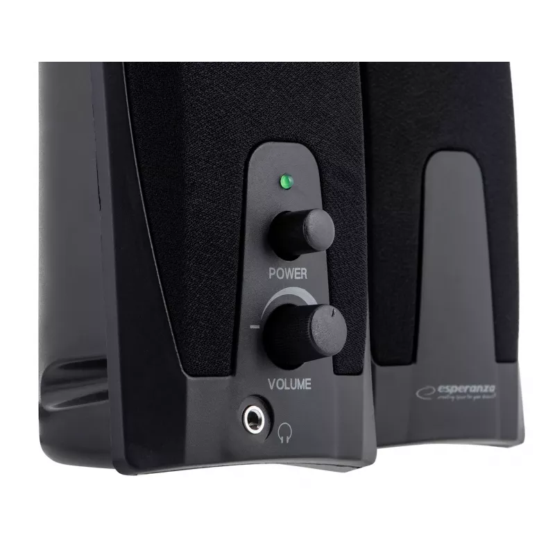 Altifalante Esperanza EP110 2 vias preto com fios 6 W