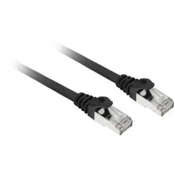Cabo de rede Sharkoon Cabo de rede patch SFTP RJ-45 Cat.7a 2 metros Preto