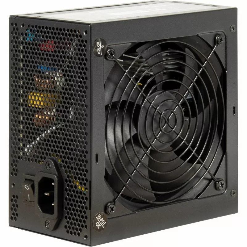 Fonte de alimentação Inter-Tech ArgusNT BPS-500 500 W 20+4 pin ATX ATX Preta