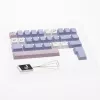 Conjunto de teclas Ducky Macaron PBT Doubleshot 133 teclas para teclados mecânicos, Ducky DCA132-USMACOEPD1