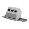 Logilink | adaptador para calha DIN para 1x módulo Keystone RJ45 | MP0053
