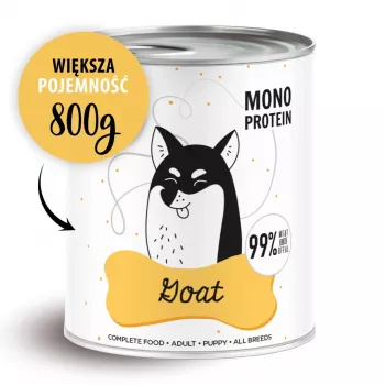 PAKA ZWIERZAKA Pepe Goat comida húmida para cães, 99% cabra, 800 g