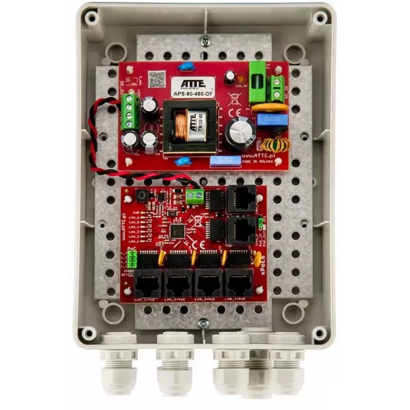 Switch PoE de 5 portas ATTE IP-5-11-M2