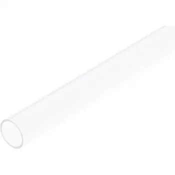 HardTube 12/10mm acrílico (PMMA) transparente 60cm, tubo transparente, conjunto de 4