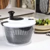 Centrifugadora de salada Salter BW13899EU7 capacidade 5 L, tigela e cesto de plástico sem BPA