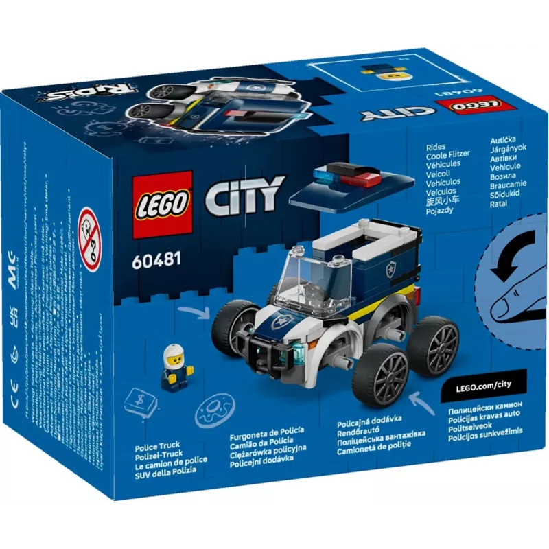 LEGO CITY 60481 Veículos - Camião da Polícia