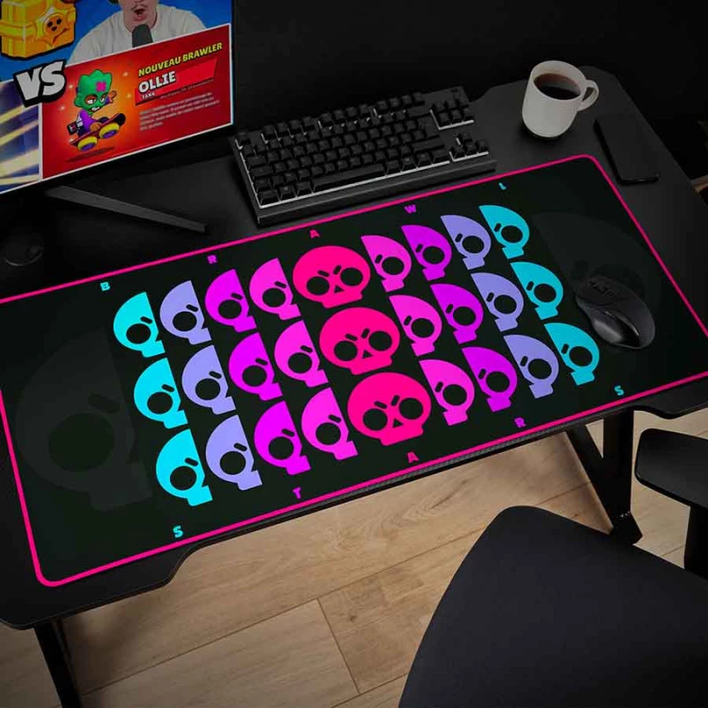 Tapete de rato gaming Subsonic XXL Brawl Stars Skull Repeater