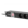 Régua de alimentação para rack LANBERG PDU (1U, 16A, 7X 230V, 2M)