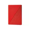 WD My Passport WDBYVG0020BRD - Disco rígido - encriptado - 2TB - externo (portátil) - USB3.0 - AES de 256 bits - vermelho (WDBYVG0020BRD-WESN)