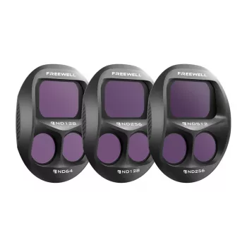 Conjunto de filtros de câmara Freewell para DJI Mavic 4 Pro Super Bright Sunny Day – opções de sol, polarização e ND