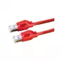 Cabo de rede DRAKA Cat.6 Classe E S/FTP UC900 TM21 LSOH vermelho 0,5m