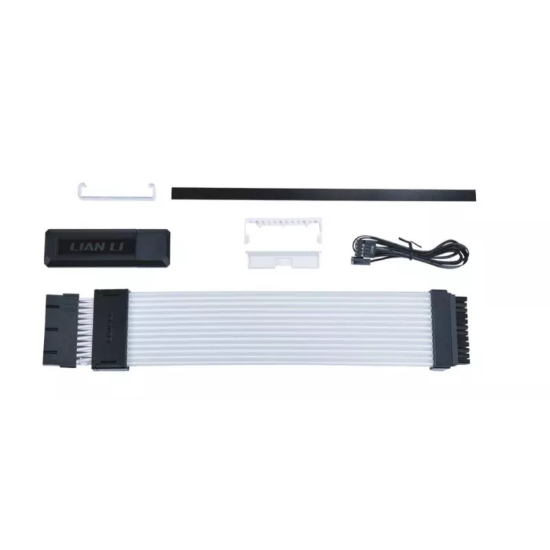 Cabo plano Lian Li PW24-1W-T 24 pinos ficha/conector fêmea, 0,26 m