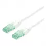 Cabo de rede RM Cat.6A UTP ROLINE, branco, 0,3 m
