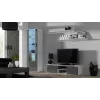 Cama Meble SOHO 140 móvel de TV, branco/cinzento brilhante
