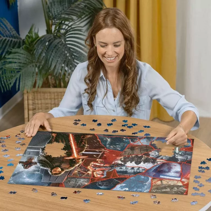 Puzzle Ravensburger Star Wars Villainous Kylo Ren 1000 peças