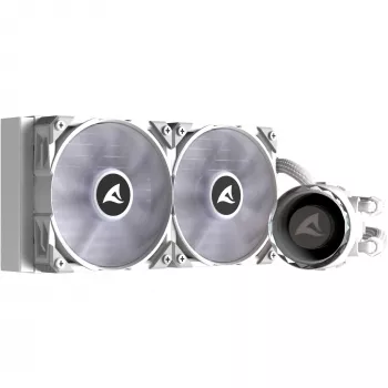 S80 RGB White AIO 240mm, refrigeração líquida branca