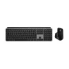 Logitech MX Keys S Combo para Mac, sem fios, conjunto de teclado e rato layout DE, teclas e funções otimizadas para macOS