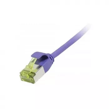 Cabo de rede RJ45, CAT6A 500 MHz, 1,5 m, lilás, U/FTP, Slimline redondo d=3,8 mm, TPE/LSZH (Superflex), AWG32, com cabo bruto Cat.7, Synergy 21 (S217394V3)