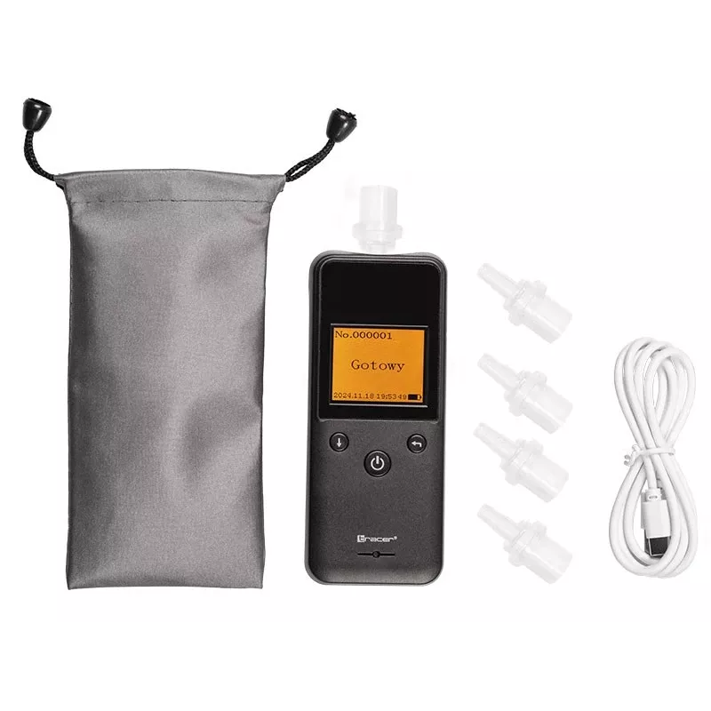Tracer BreathEZ-2B Alcoolímetro de semicondutor, preto