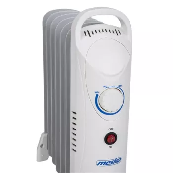 Mesko MS7804 aquecedor elétrico de ambiente aquecedor elétrico a óleo para interior Branco 700 W