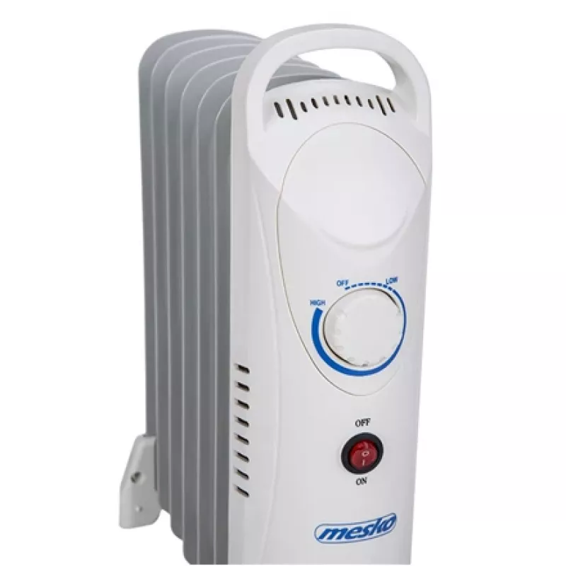 Mesko MS7804 aquecedor elétrico de ambiente aquecedor elétrico a óleo para interior Branco 700 W