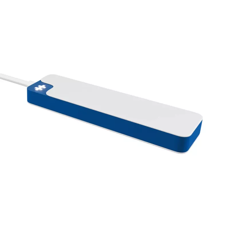 Hub USB-C Hyper HyperDrive Flex 4 portas, branco/azul | HD5201BUGL