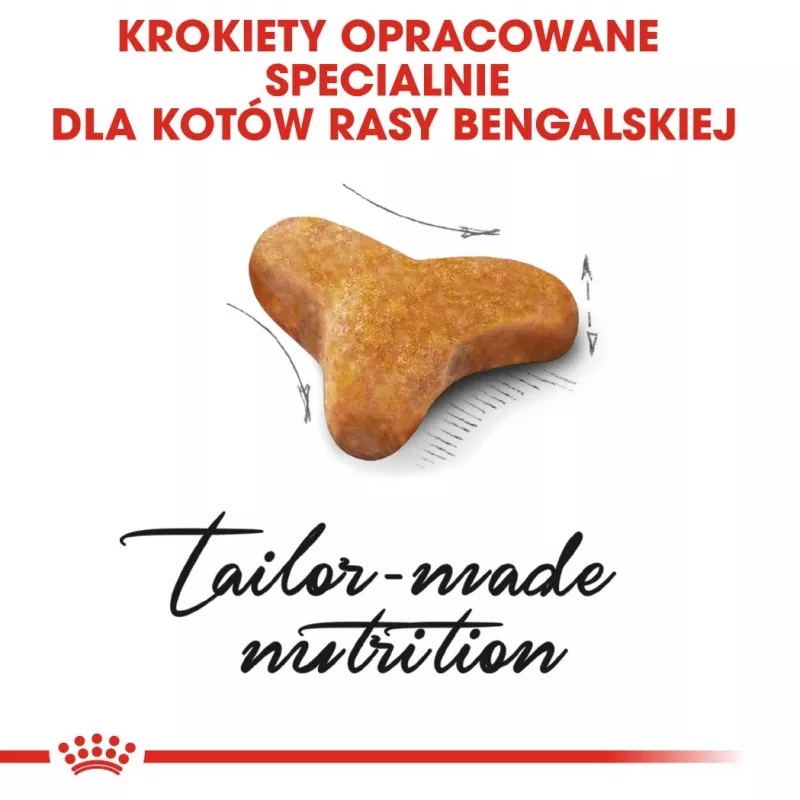 Royal Canin Bengal Adult ração seca para gatos, 2 kg, aves e legumes