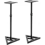 Suporte de monitor Omnitronic MO-5 para 2 monitores, altura ajustável, montagem em mesa