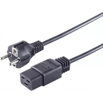 Cabo de alimentação preto 3 m S/CONN 60015-S